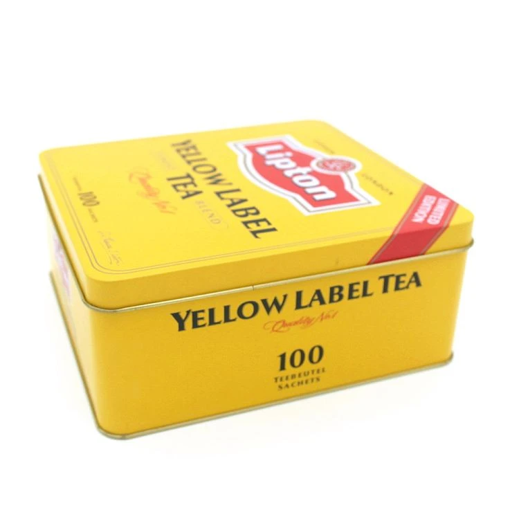 Hinged Square Metal Tin Box Hinged Square Metal Tin Box