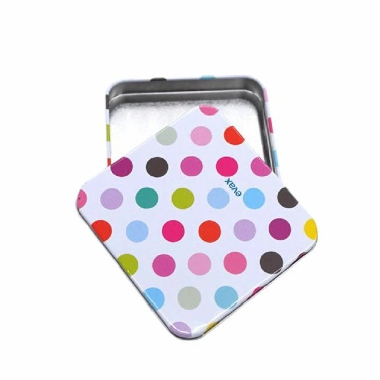 Quare Shaped Metal Candy Tin Box