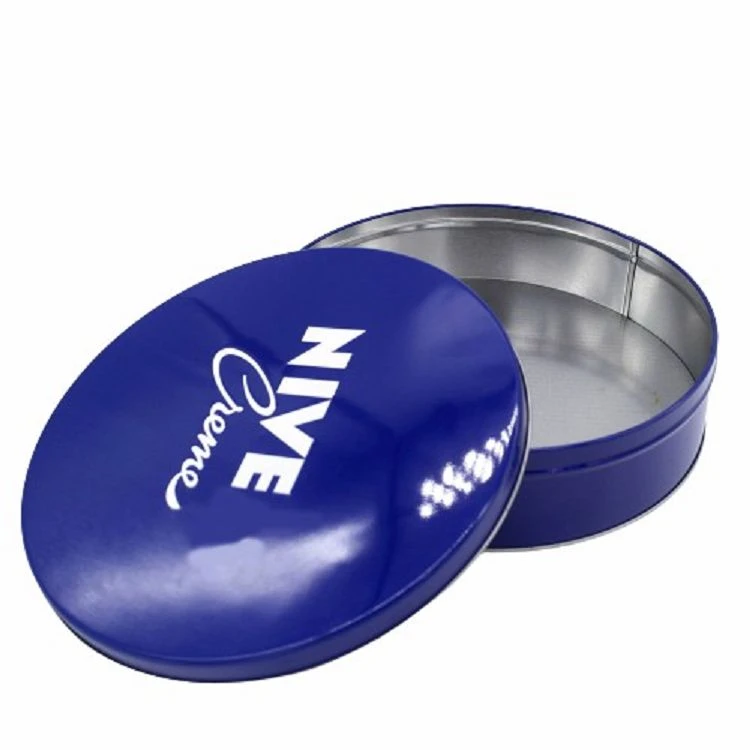 Round Cosmetic Packing Tin Box Round Cosmetic Packing Tin Box