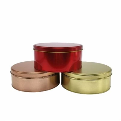 Food Grade Custom Round ShapeTin Box