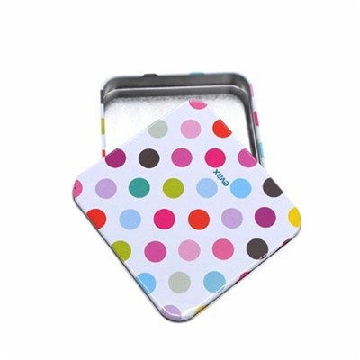 Quare Shaped Metal Candy Tin Box