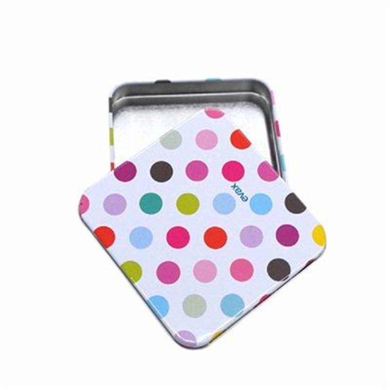 Quare Shaped Metal Candy Tin Box Quare Shaped Metal Candy Tin Box