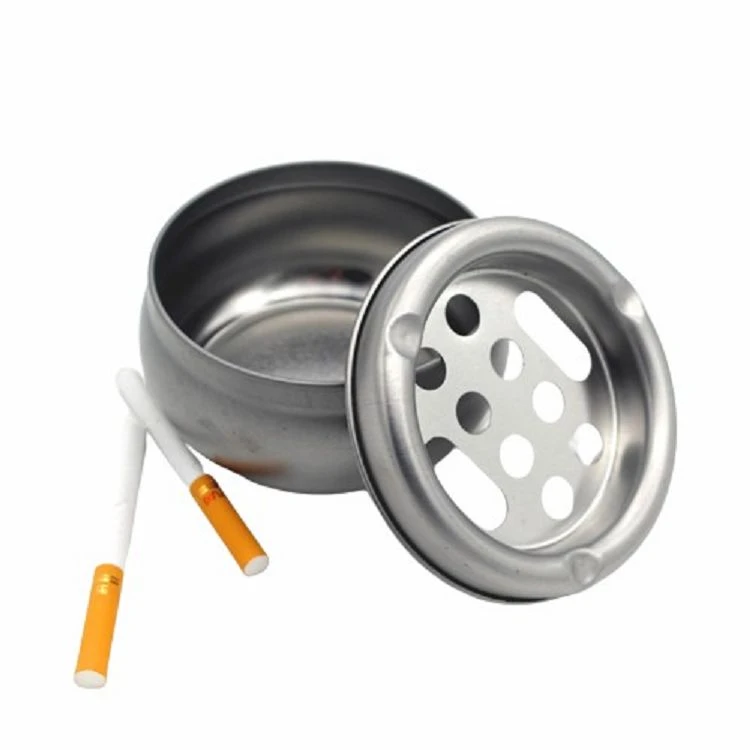 Special Round Tin Pot For Ashtray Special Round Tin Pot For Ashtray