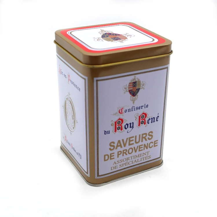 Square Dry Food Tin Box Square Dry Food Tin Box