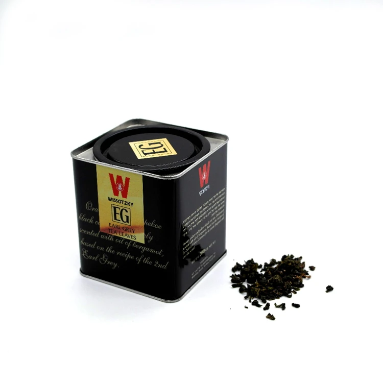 Square Metal Tea Gift Tin Box Square Metal Tea Gift Tin Box