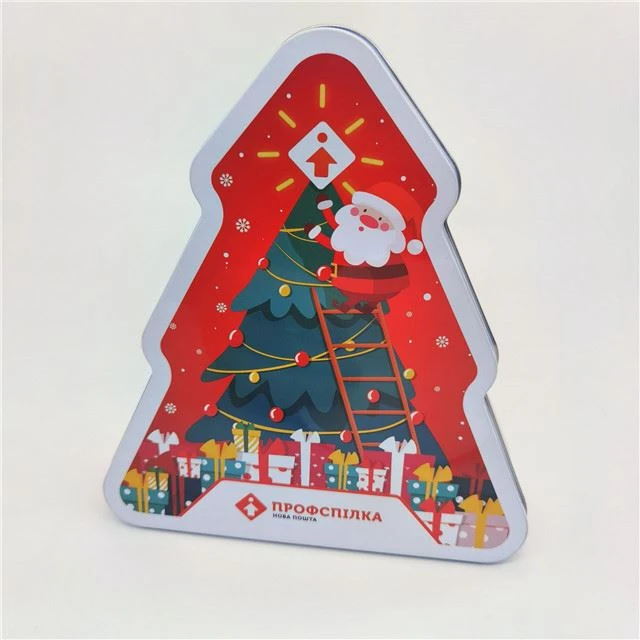Print Christmas Iron Box Gift Packaging Print Christmas Iron Box Gift Packaging